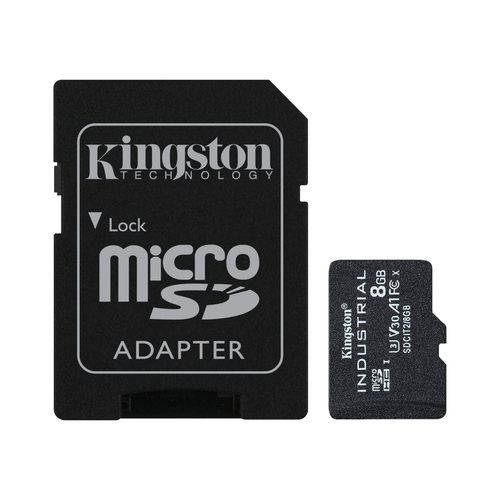 Kingston Technology Industrial 8 GB MicroSDHC UHS-I Klasse 10 Kingston Technology Industrial 8 GB MicroSDHC UHS-I Klasse 10