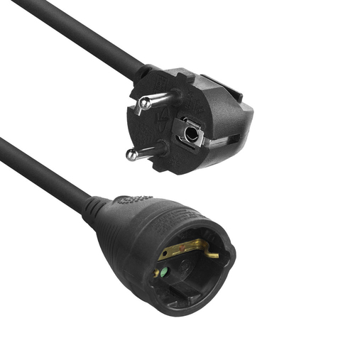 ACT AC2470 power cable Black 10 m Power plug type F