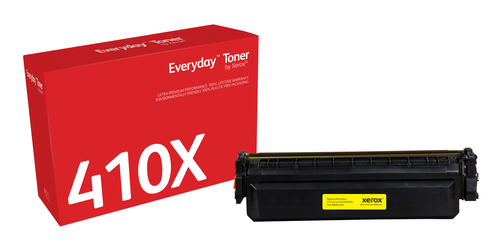 Everyday ™ Yellow Toner by Xerox compatible with HP 410X (CF412X/ CRG-046HY), High capacity