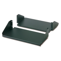 APC Double Sided Fixed Shelf for 2-Post Rack 250 lbs Black