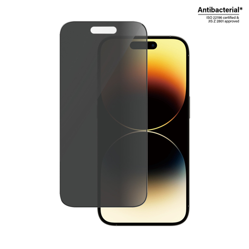 PanzerGlass ® Privacy Screen Protector iPhone 14 Pro | Ultra-Wide Fit w. EasyAligner Clear screen protector Apple 1 pc(s)