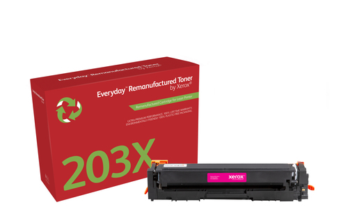 Everyday ™ Magenta Remanufactured Toner by Xerox compatible with HP 203X (CF543X), High capacity