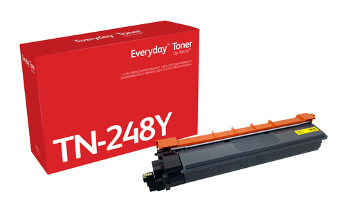 Everyday™ Yellow Toner by Xerox compatible with Brother TN248Y, Standard capacity