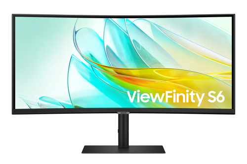 Samsung ViewFinity S6 S65UC computer monitor 86.4 cm (34") 3440 x 1440 pixels UltraWide Quad HD LCD Black