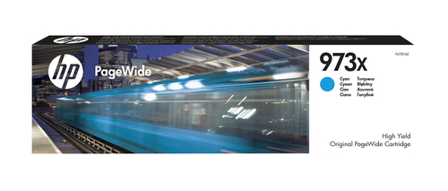 HP 973X Ink Cart HY PageWide Cyan