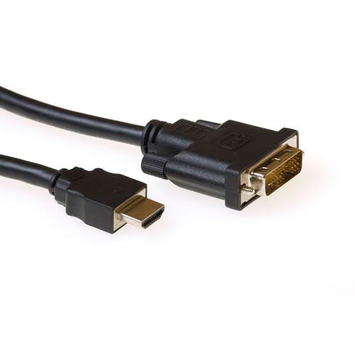ACT Converter cable HDMI A male - DVI-D male