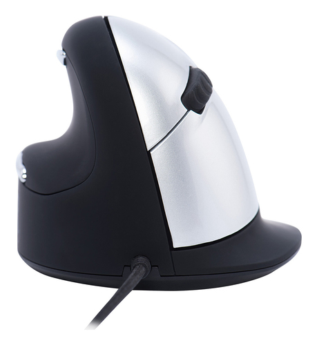R-Go Tools R-Go HE Break Mouse, Souris ergonomique, Logiciel anti-RSI, Grand (Longueur de la main au-dessus 185mm), Gaucher, Filaire