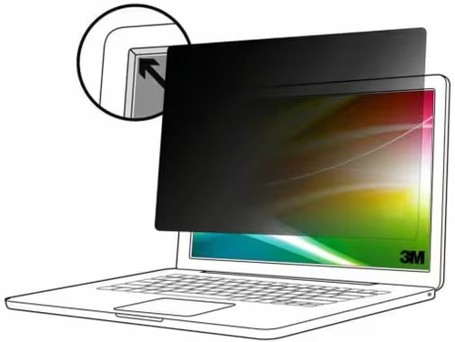 3M BPNAP001 filtre anti-reflets pour écran et filtre de confidentialité 33,8 cm (13.3") Ordinateur portable Filtre de confidentialité sans bords pour ordinateur