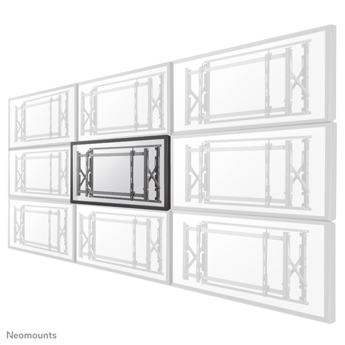 Neomounts LED-VW1750BLACK Videowall muurbeugel 32-55" - pull-out - max 35 kg