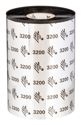 Zebra 3200 Wax-Resin thermal ribbon 450 m Zwart