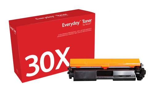 Everyday ™ Black Toner by Xerox compatible with HP 30X (CF230X/ CRG-051H), High capacity