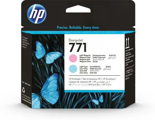 HP No 771 Lght Mag/Lght Cyan Print Head