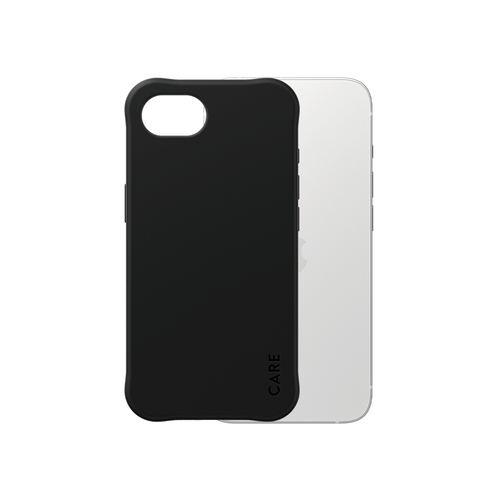 PanzerGlass CARE™ by ® Samba Case Black w. Qi Compatible iPhone 17e | 16e mobiele telefoon behuizingen Hoes Zwart
