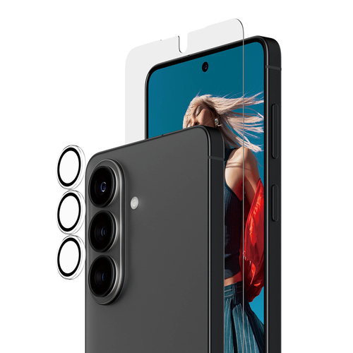 PanzerGlass ® Hoops® 2-in-1 Bundle Samsung Galaxy S26 | Ultra-Wide Fit Doorzichtige schermbeschermer 1 stuk(s)
