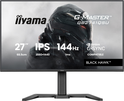 iiyama G-MASTER GB2741QSU-B1 computer monitor 68.6 cm (27") 2560 x 1440 pixels 4K Ultra HD LED Black