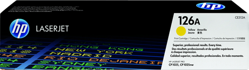 HP 126A Yellow Original LaserJet Toner Cartridge