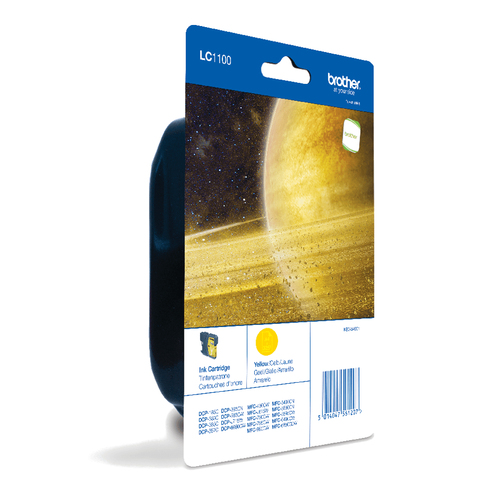 Brother LC1100YBP ink cartridge 1 pc(s) Original Yellow