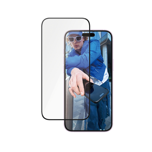 PanzerGlass ® Ceramic Screen Protector iPhone 16 Plus | 15 Plus | Ultra-Wide Fit w. EasyAligner Doorzichtige schermbeschermer Apple 1 stuk(s)