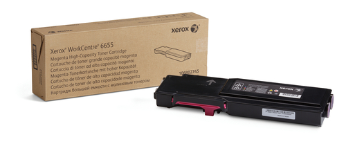 Xerox Genuine WorkCentre® 6655​/​6655i Magenta High capacity Toner Cartridge (7500 Pages) - 106R02745