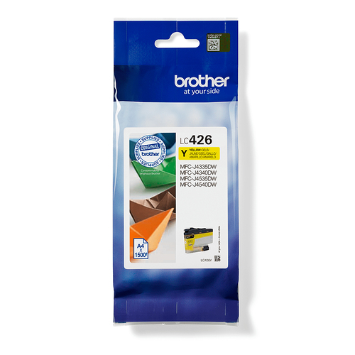 Brother LC426Y inktcartridge 1 stuk(s) Origineel Geel Brother LC426Y inktcartridge 1 stuk(s) Origineel Geel
