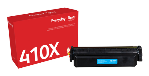 Everyday ™ Cyan Toner by Xerox compatible with HP 410X (CF411X/ CRG-046HC), High capacity