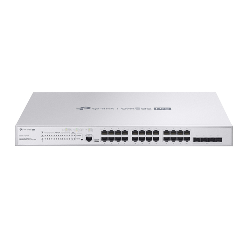 TP-Link Omada Pro 24-Port PoE+ Gigabit L2+ Managed Switch with 4 SFP+ Slots