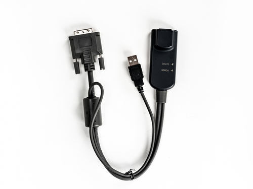 Vertiv Avocent MPUIQ-VMCDV toetsenbord-video-muis (kvm) kabel Zwart 0,3556 m