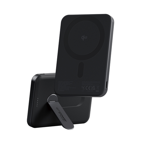 PanzerGlass empower™ by ® empower™ Bank w. Spin Stand | 5000mAh | Space Black