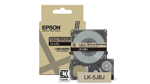 Epson LK-5JBJ Beige, Zwart Epson LK-5JBJ Beige, Zwart