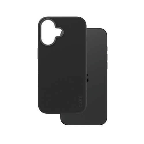 PanzerGlass CARE™ by ® Case Black w. MagSafe iPhone 16 mobiele telefoon behuizingen Hoes Zwart