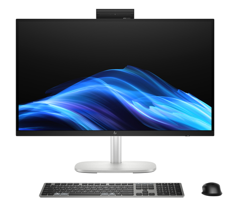 HP EliteStudio 8 A55R5ET#UUG All-in-One PC/workstation Intel Core Ultra 5 235 68,6 cm (27") 2560 x 1440 Pixels Touchscreen Alles-in-één-pc 16 GB DDR5-SDRAM 512 GB SSD Windows 11 Pro Wi-Fi 7 (802.11be) AI PC Zilver