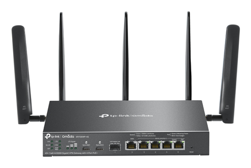 TP-Link ER706WP-4G draadloze router Gigabit Ethernet Dual-band (2.4 GHz / 5 GHz) Zwart