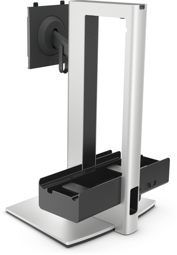 DELL Pro Slim OSS25 68.6 cm (27") Desk Black, Silver