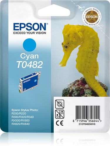 Epson Seahorse Singlepack Cyan T0482
