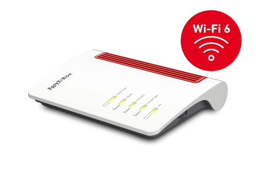 Box FRITZ! 5530 Fiber Edition Internation routeur sans fil 2.5 Gigabit Ethernet Bi-bande (2,4 GHz / 5 GHz) Blanc