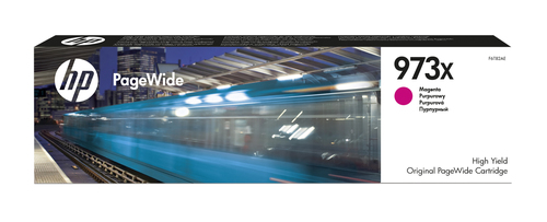 HP 973X High Yield Magenta Original PageWide Cartridge