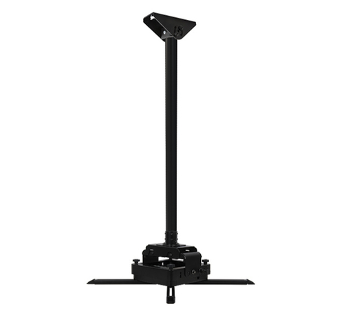 B-Tech SYSTEM 2 - Heavy Duty Projector Ceiling Mount with Micro-adjustment - 1m Ø50mm Pole