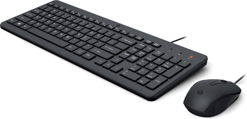 HP 150 Wired mouse&Keyboard EMEA-INTL En