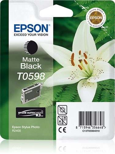 Epson Lily Singlepack Matte Black T0598 Ultra Chrome K3