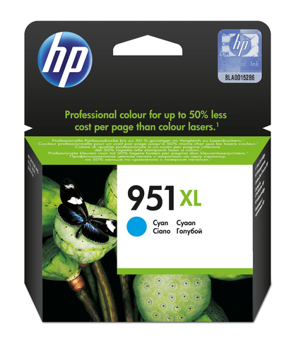 HP 951XL High Yield Cyan Original Ink Cartridge