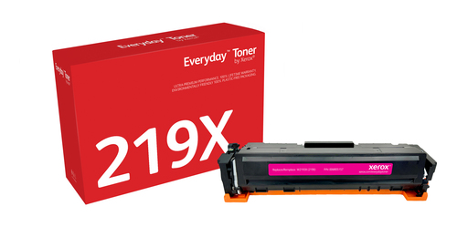 Everyday™ Magenta Toner by Xerox compatible with HP 219X (W2193X), High capacity