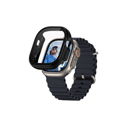 PanzerGlass ® Case Full Body Black Apple Watch Ultra 3 | Ultra 2 | Ultra | 49mm Clear screen protector 1 pc(s)