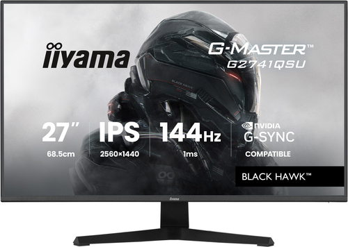 iiyama G-MASTER G2741QSU-B1 computer monitor 68.6 cm (27") 2560 x 1440 pixels 4K Ultra HD QLED Black