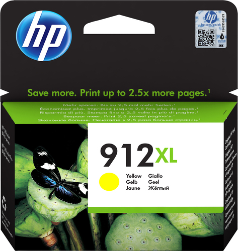 HP 912XL High Yield Yellow Org Ink Crt