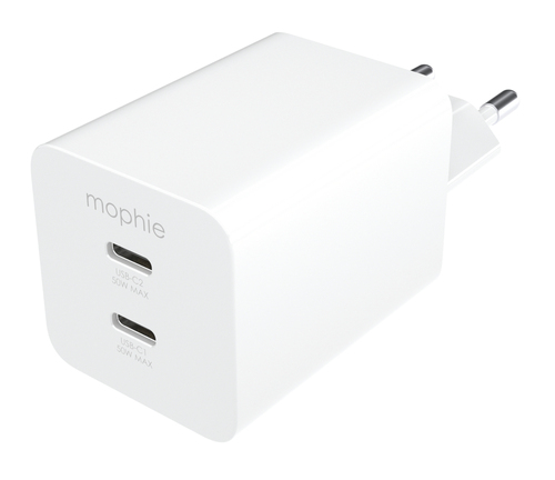 mophie essentials | 50W 2-port fast wall charger