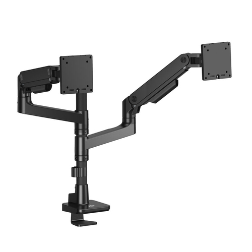 ACT Monitor arm 49" office premium, gas spring, pole mounted, 2 monitors