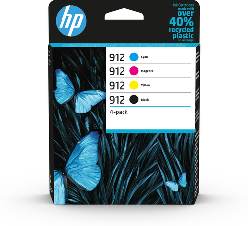 HP 912 CMYK Cartridge 4-Pack