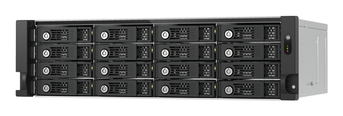 QNAP TL-R1600PES-RP storage drive enclosure HDD/SSD enclosure Black, Grey 2.5/3.5"