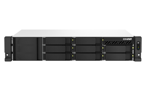 QNAP TS-864EU-8G NAS/storage server Rack (2U) Intel® Celeron® 8 GB DDR4 0 TB QNAP Turbo System Black