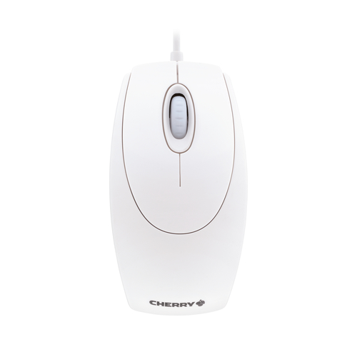 CHERRY WHEELMOUSE OPTICAL Souris filaire, gris clair, PS2/USB